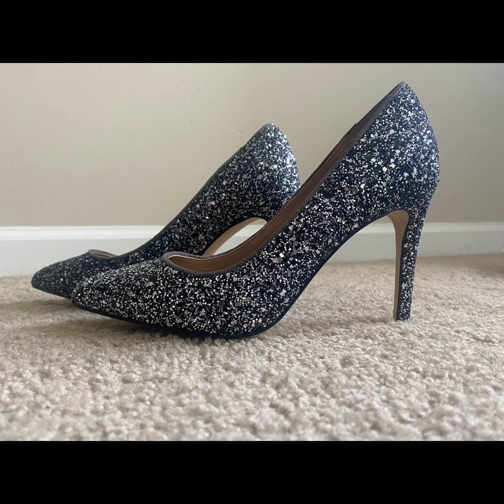 Sparkly high heels